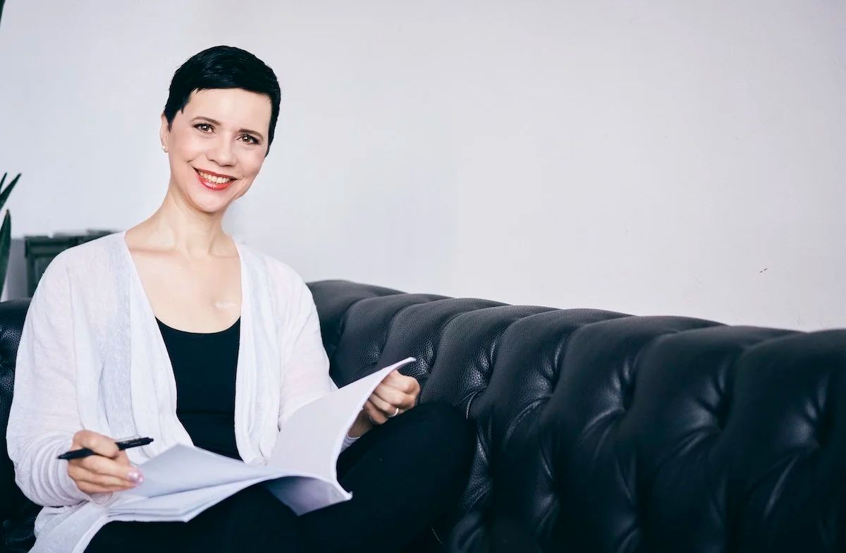 Personal branding photograph of Ana Melikian, Speaker & podcast host