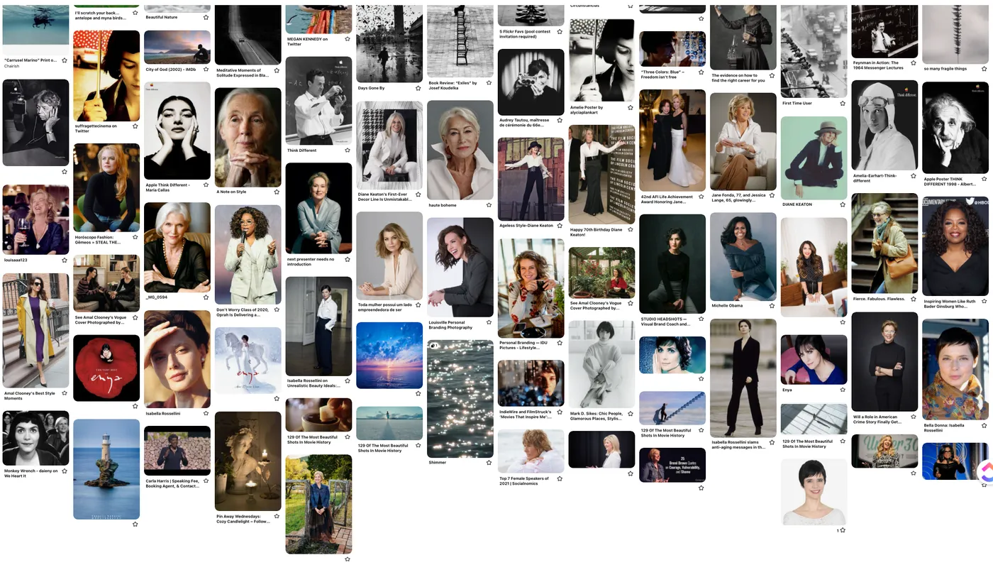 Mood board by Ana Melikian for her personal branding photography session with Series A Photography