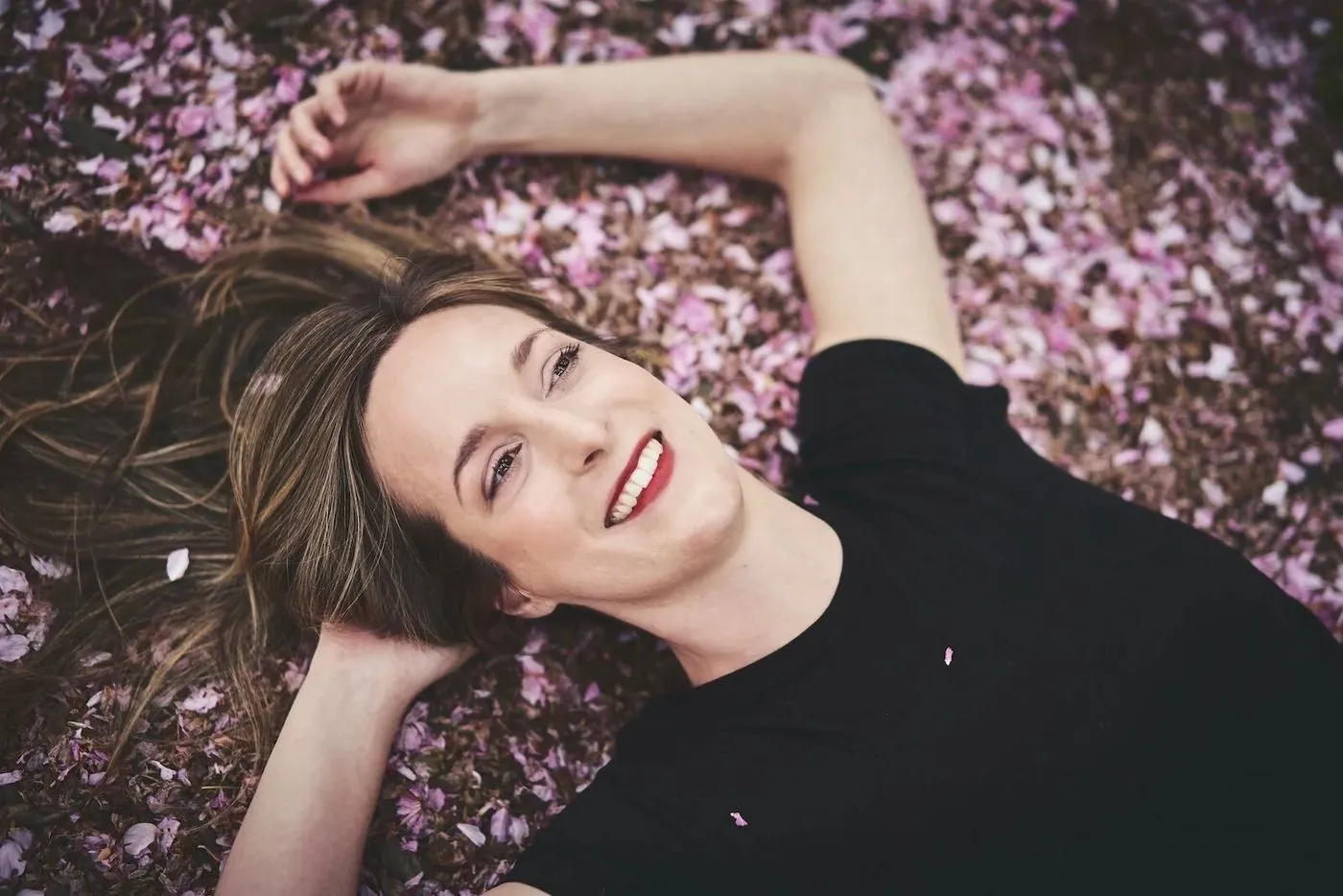 “I went from a business person to a person who has petals in her background.”