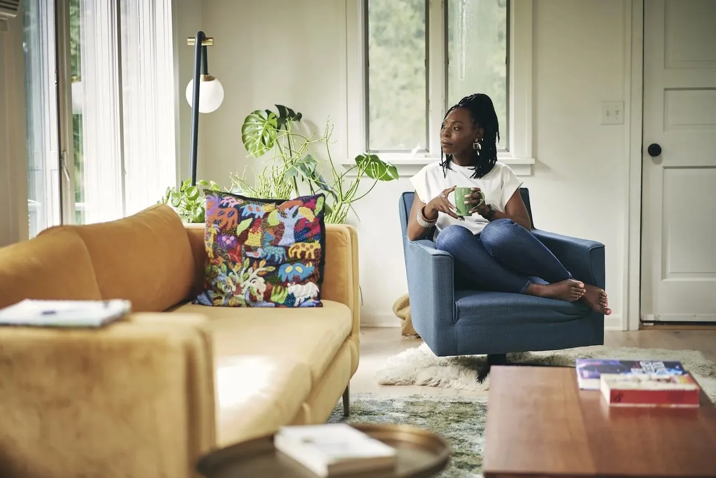 We did the session in Ejieme’s home, which let us capture elements of an actual day in her life and space.