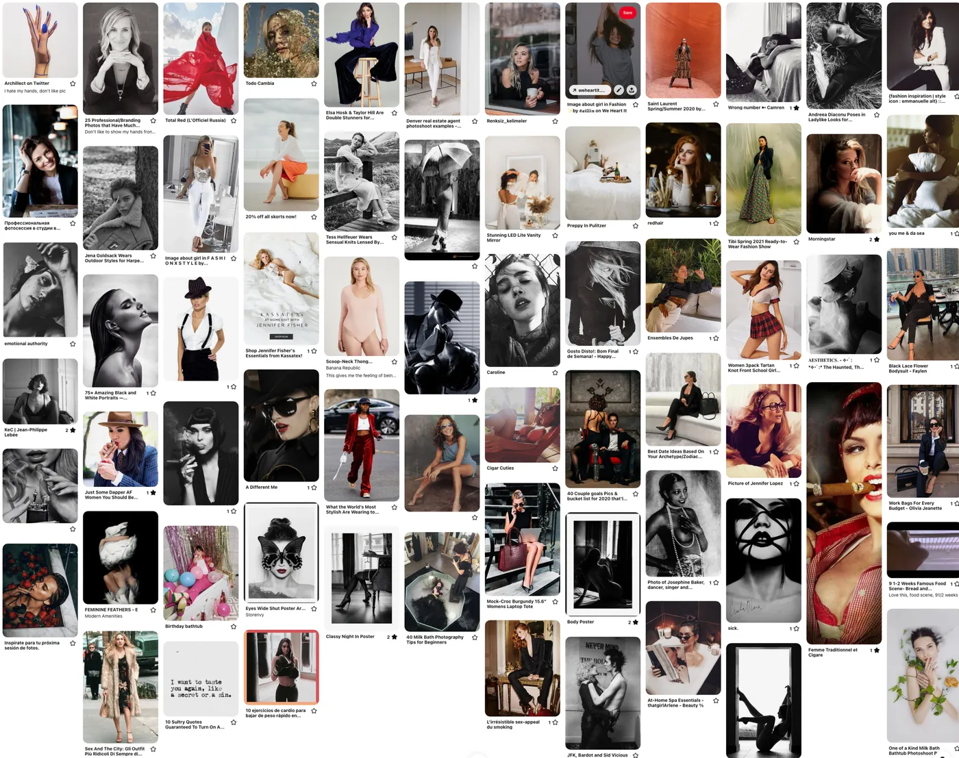 Sherri Elliot-Yeary’s mood board for her personal branding photo session with Series A Photography
