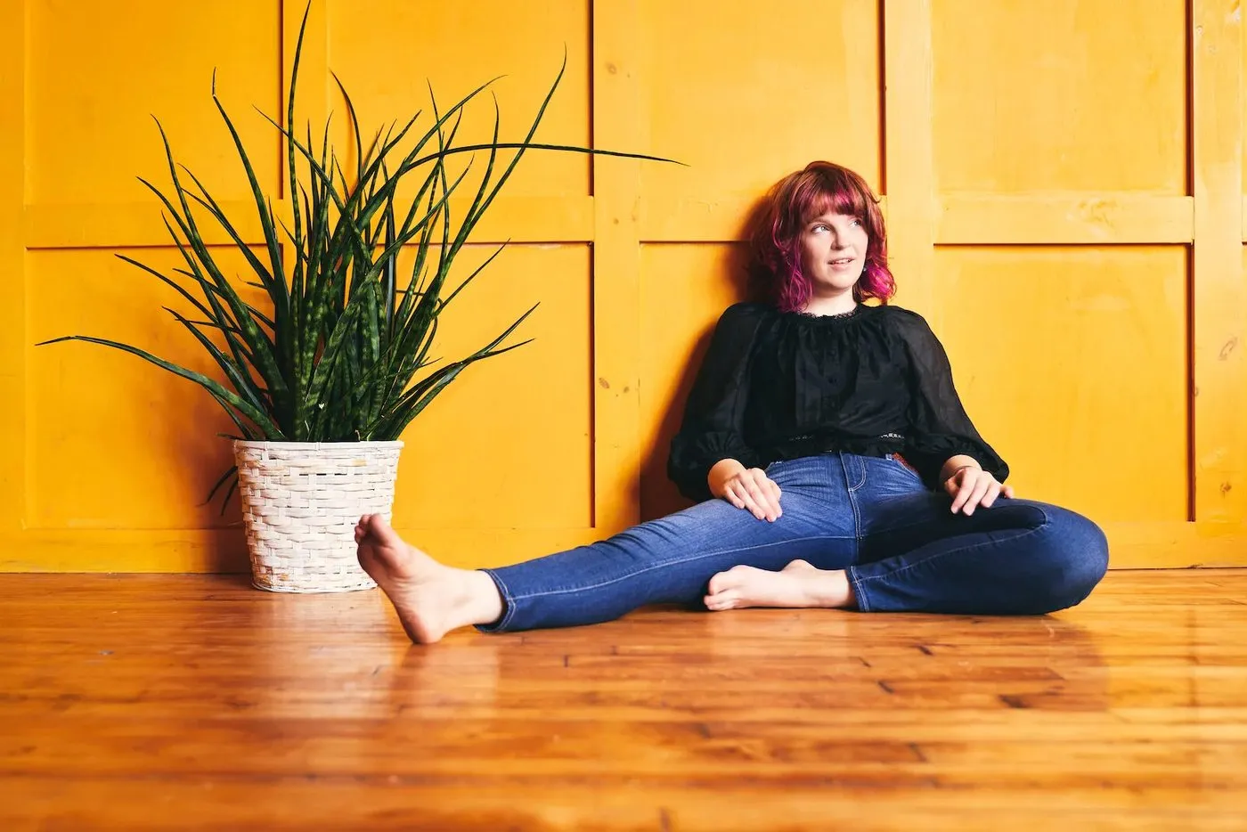 … and then she got to relax and process the experience of throwing the tantrum, just like her clients get to do.